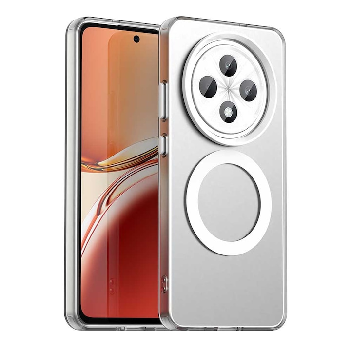 Husă Candy Case, alb, pentru OPPO Reno12 F/ Reno12 F 5G/ Reno12 FS/ Reno12 FS 5G, TPU/PC