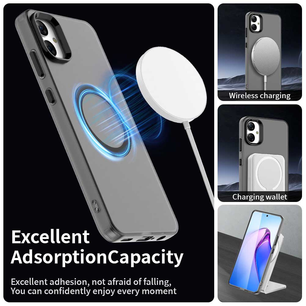 Husă Candy Case pentru Samsung Galaxy A05, negru, TPU/Policarbonat, MagSafe