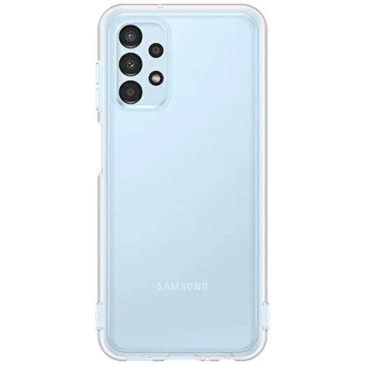 Husa de protectie Samsung Soft Clear Cover pentru Galaxy A13, Transparent