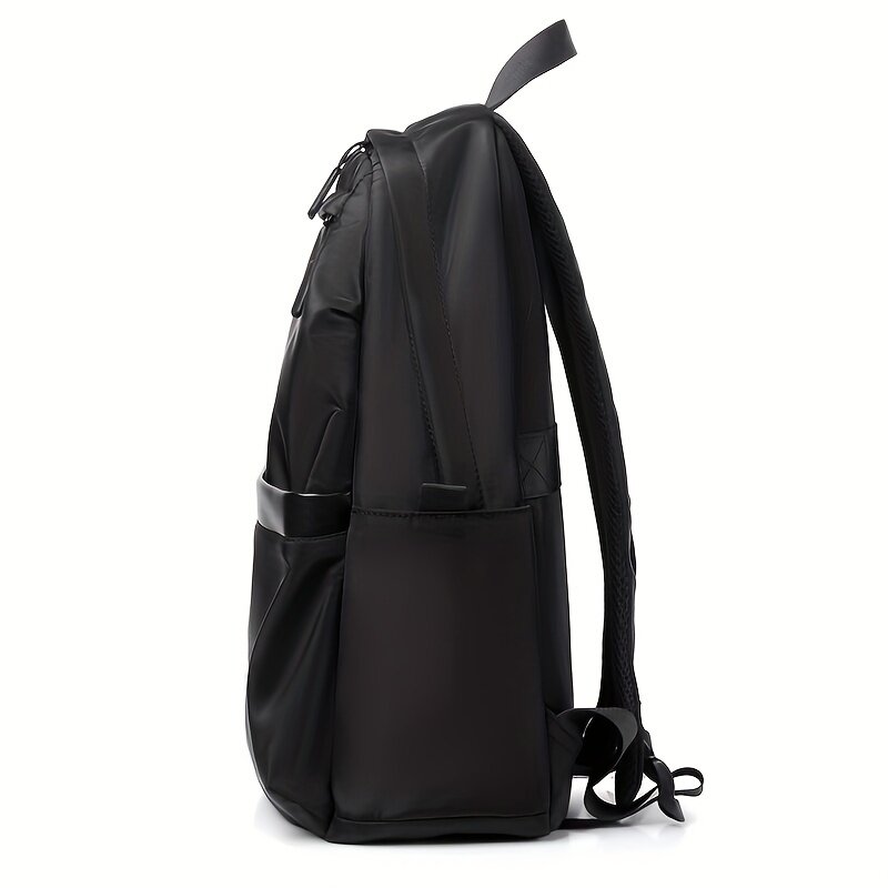 Rucsac laptop 15.6 inch nylon negru capacitate mare confortabil
