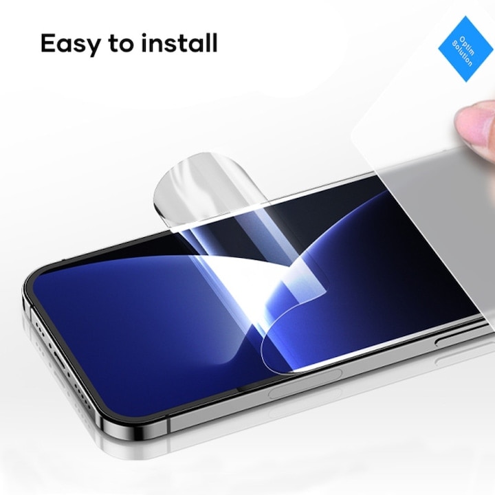 Folie Anti-Amprenta Mata pentru Honor Magic8 Pro Air, Hydrogel Regenerabil Anti-Reflexie, new MATTE Silicon, Flexible Hydro-Crystal, Instalare Usoara, Full Protection, Transparent mat