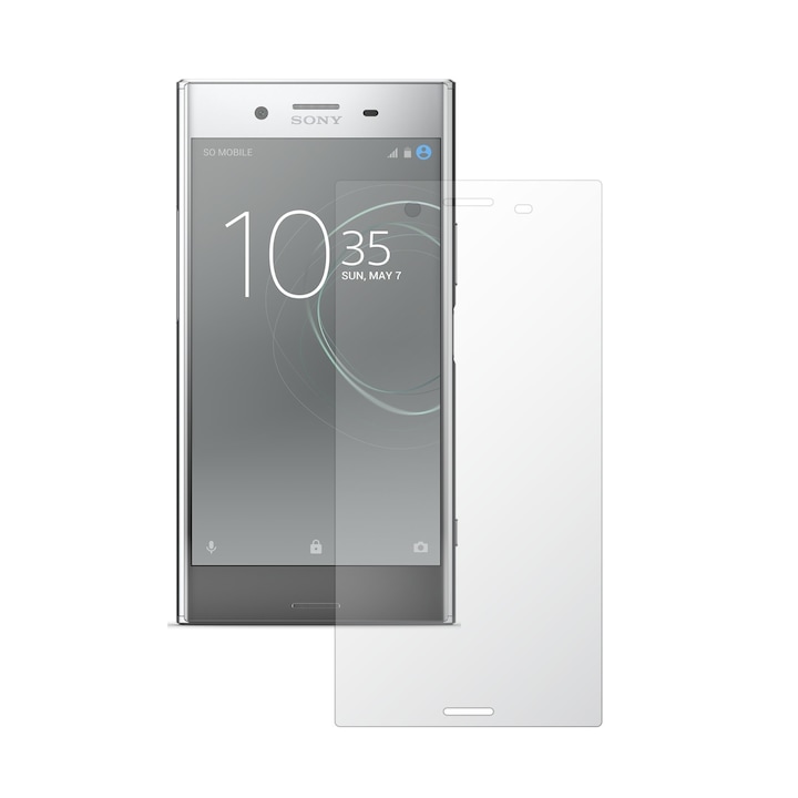 Set 2 Folii Protectie Ecran, Acoperire Totala, Adezive si Foarte Flexibile, Invisible Skinz Ultra-Clear HD pentru Sony Xperia XZ Premium
