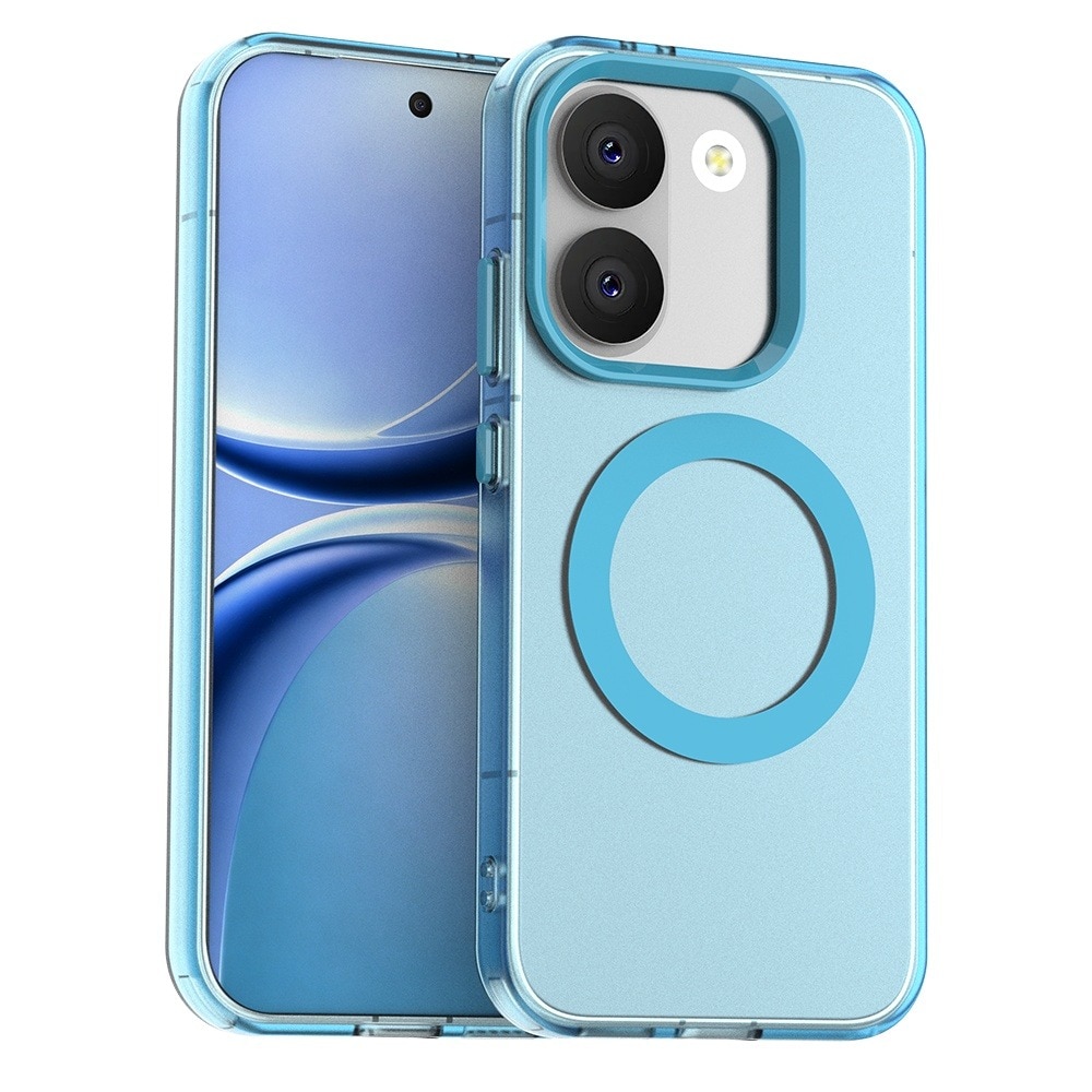 Husa pentru Xiaomi Poco X8 Pro DaDen® CandyCase MagSafe, Antisoc, Incarcare wireless, Butoane protejate, Albastru