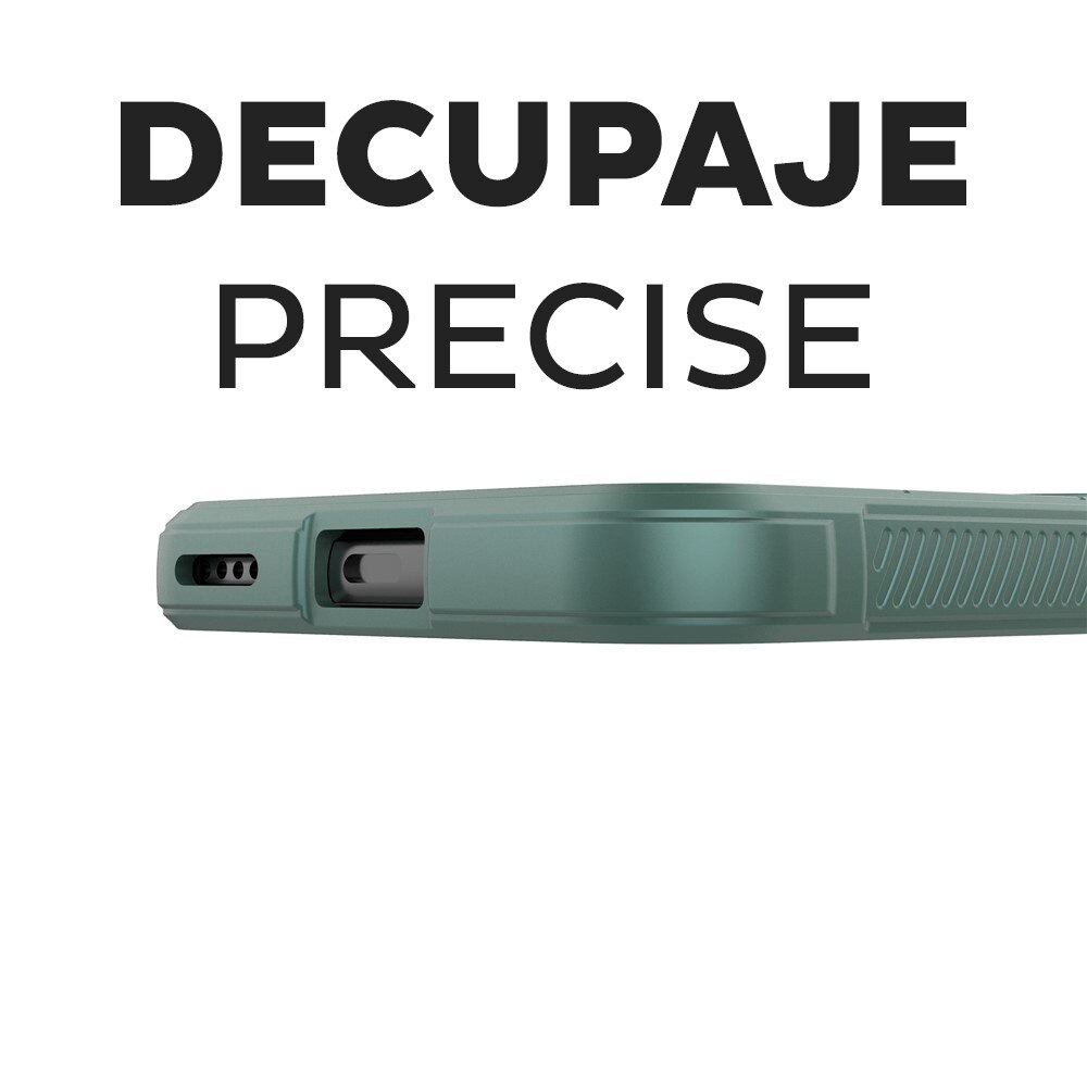Husa pentru Honor 400 Pro DaDen® Magic Shield, Antisoc, Interior microfibra, TPU, Verde