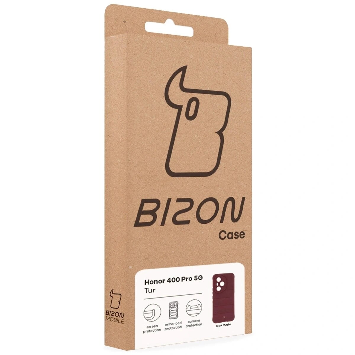 Carcasa Bizon Tur compatibila cu Honor 400 Pro, Dark Purple
