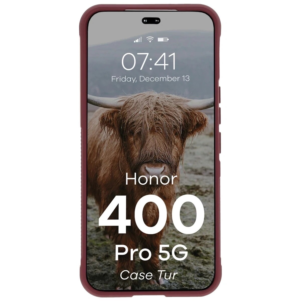 Carcasa Bizon Tur compatibila cu Honor 400 Pro, Dark Purple