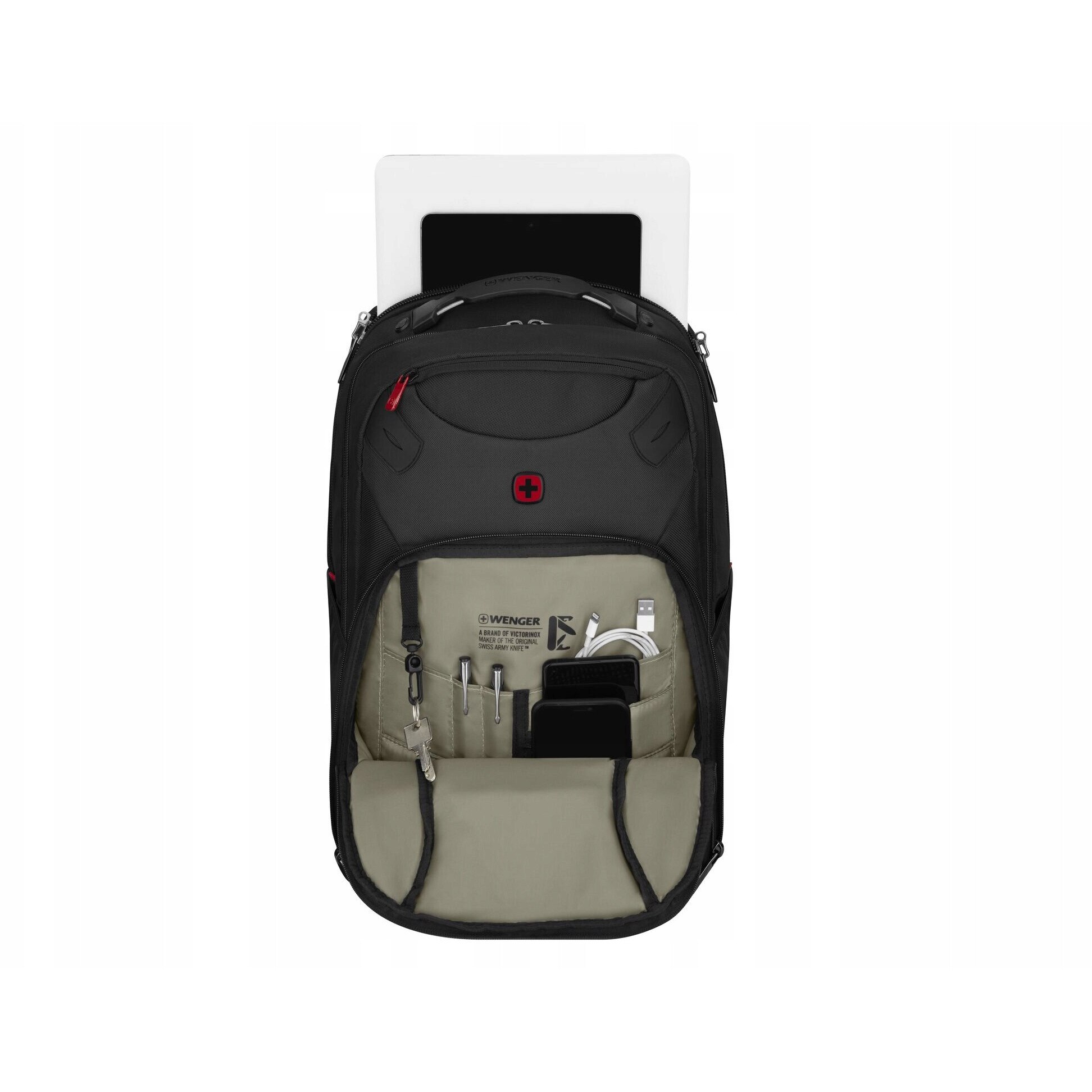 Rucsac laptop Wenger Cosmic, negru, 23x34x49cm, 30L
