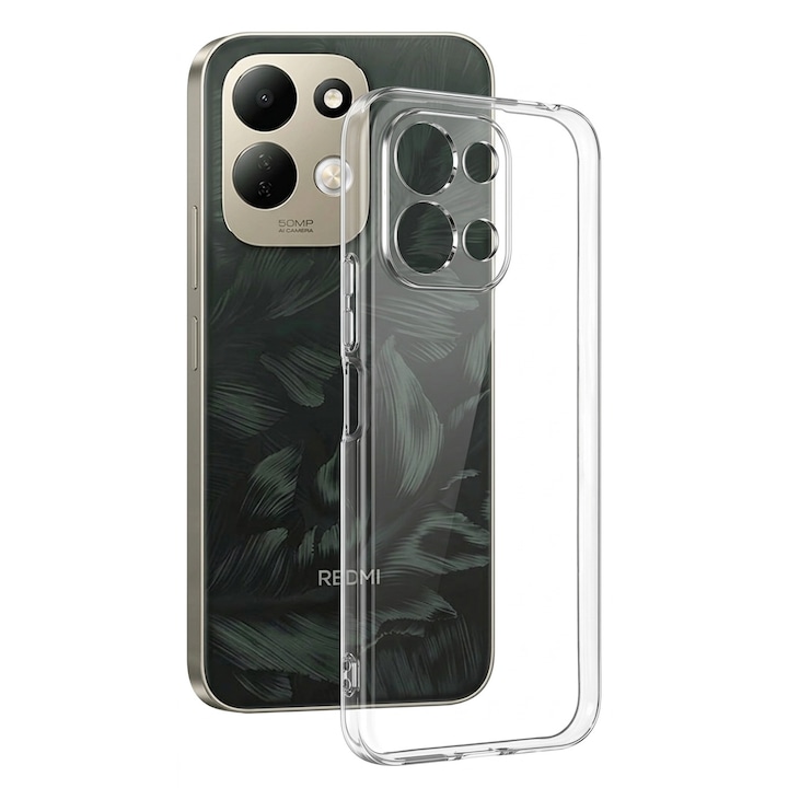 Husa pentru Xiaomi Redmi 17 4G / 5G, Anti-Shock 1.5mm, cu protectie lentile, transparenta