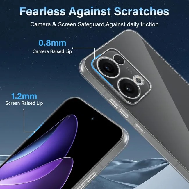 Husa pentru Xiaomi Redmi 17 4G / 5G, Anti-Shock 1.5mm, cu protectie lentile, transparenta