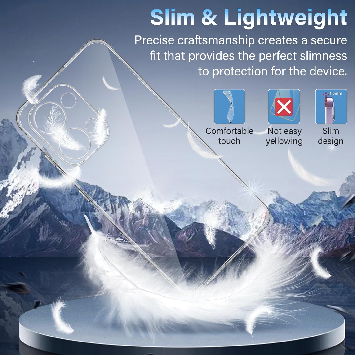 Husa pentru Xiaomi Redmi 17 4G / 5G, Anti-Shock 1.5mm, cu protectie lentile, transparenta