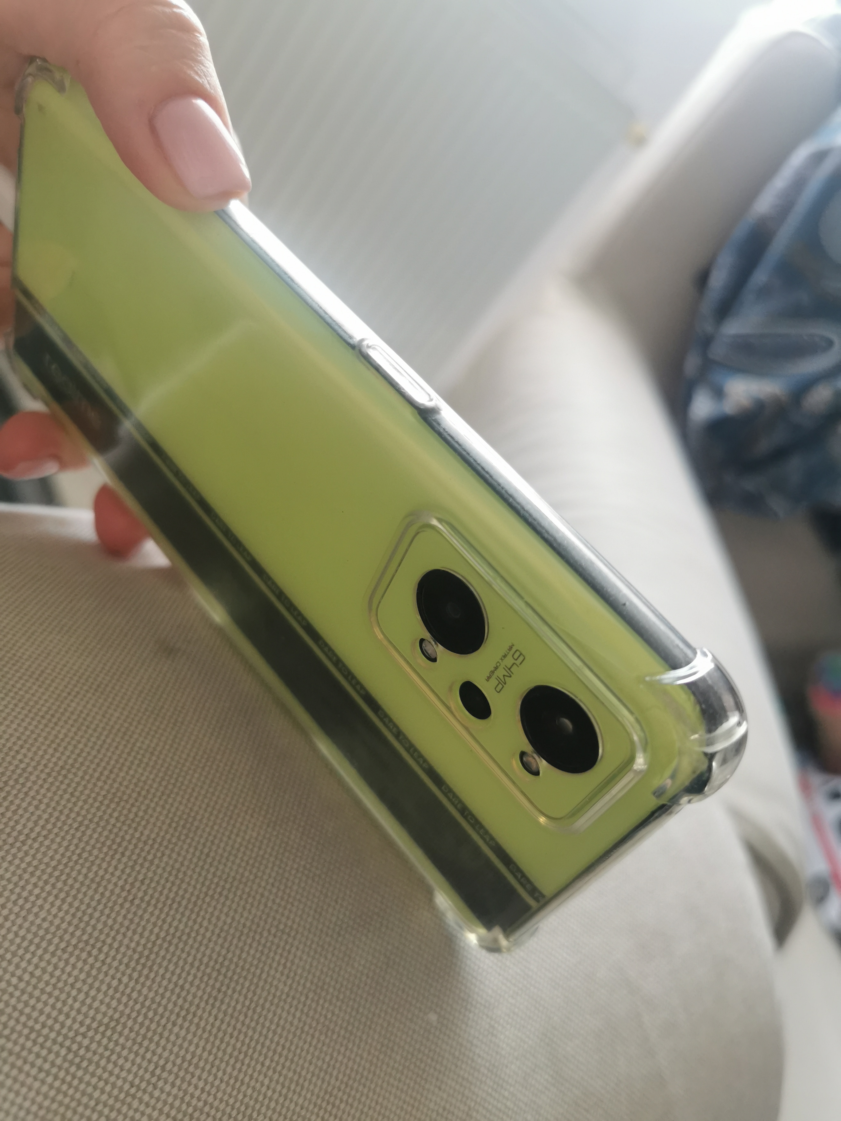 Husa protectie pentru Realme GT 2 / GT Neo 2, Flippy, TPU, Antisoc, Protectie colturi, Rezistenta la impact, 1.5 mm, Transparenta
