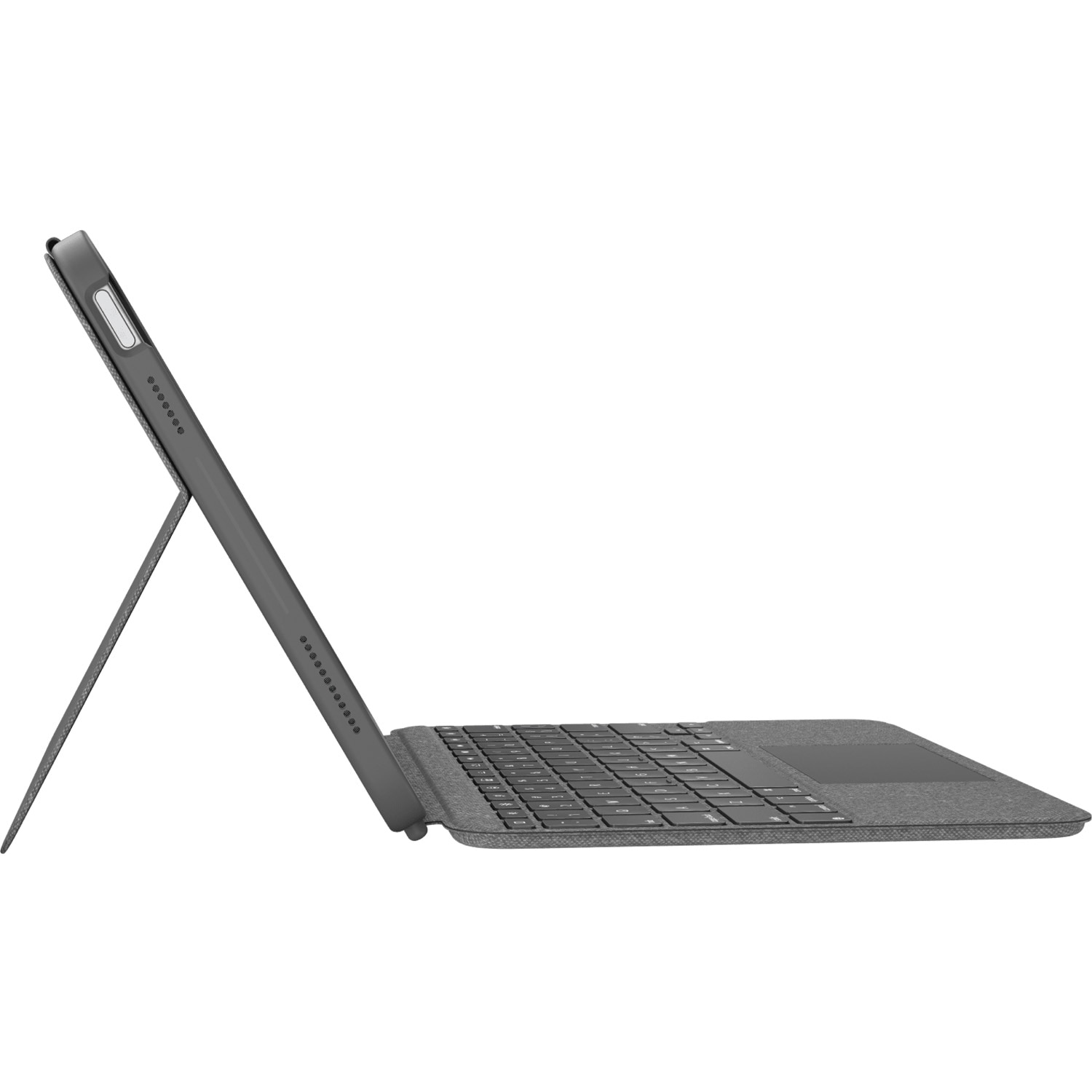 Husa cu tastatura Logitech Combo Touch pentru Apple iPad 10.9" (10th gen), Trackpad, Layout Spaniola, Oxford Grey