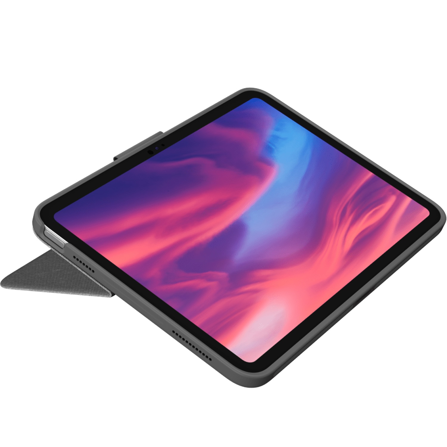 Husa cu tastatura Logitech Combo Touch pentru Apple iPad 10.9" (10th gen), Trackpad, Layout Spaniola, Oxford Grey