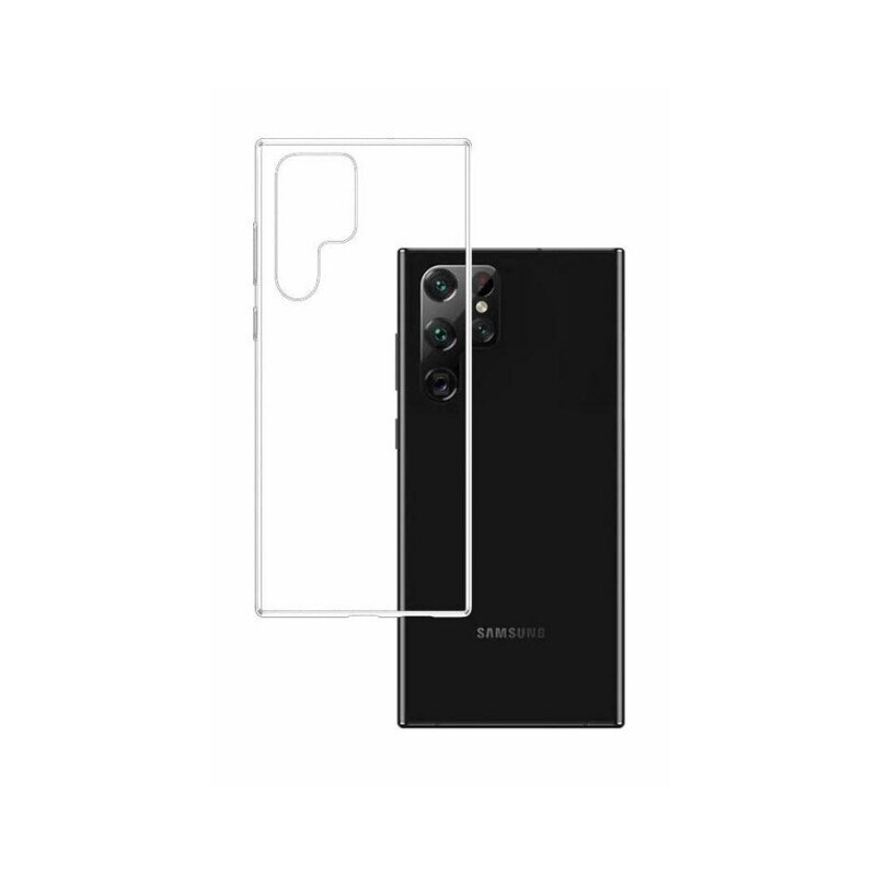 Husa Premium 3mk Armor, Compatibila Cu Samsung Galaxy S22 Ultra, Transparenta, Anti - Alunecare