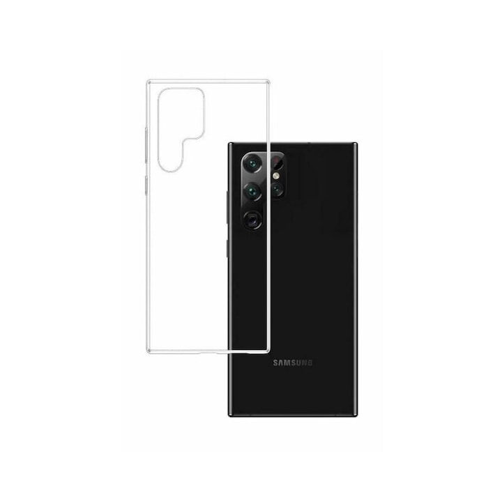 Husa Premium 3mk Armor, Compatibila Cu Samsung Galaxy S22 Ultra, Transparenta, Anti - Alunecare