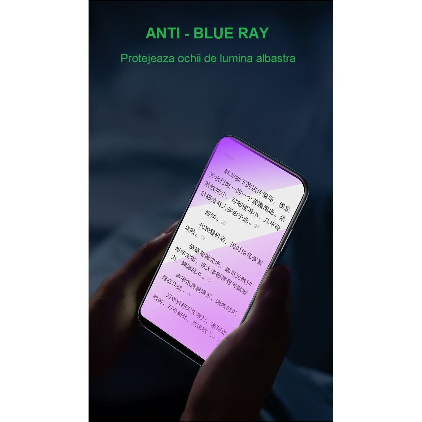 Folie de Protectie, Southern Sky, pentru iPhone 15 Plus, Flexible Hidrogel Protectie Blue Ray, Full
