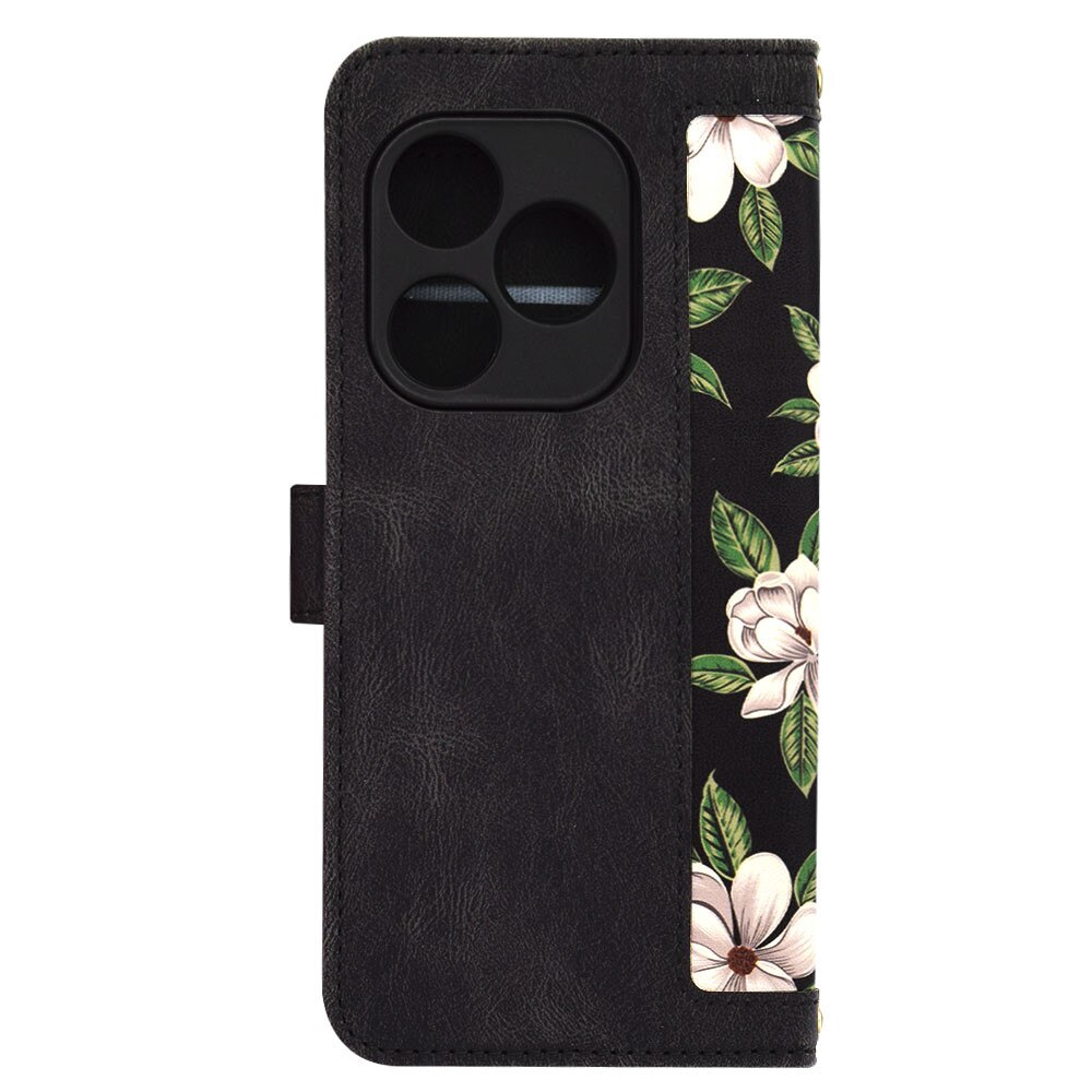 Husa pentru Realme GT 6 / GT 6T - Techsuit FlipCraft - Flowers of the Dawn