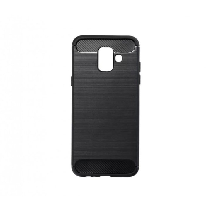 Husa de silicon CARBON pentru SAMSUNG A600 GALAXY A6 (2018) neagra