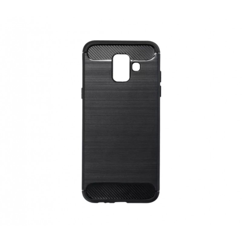 Husa de silicon CARBON pentru SAMSUNG A600 GALAXY A6 (2018) neagra