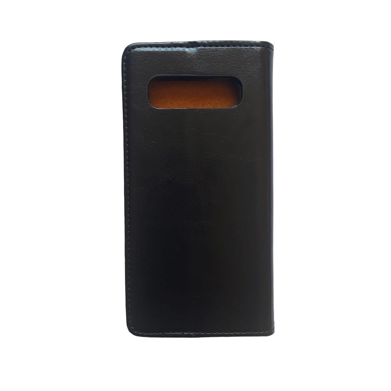 Husa flip Diary Flexy piele naturala neagra pentru SAMSUNG GALAXY S10