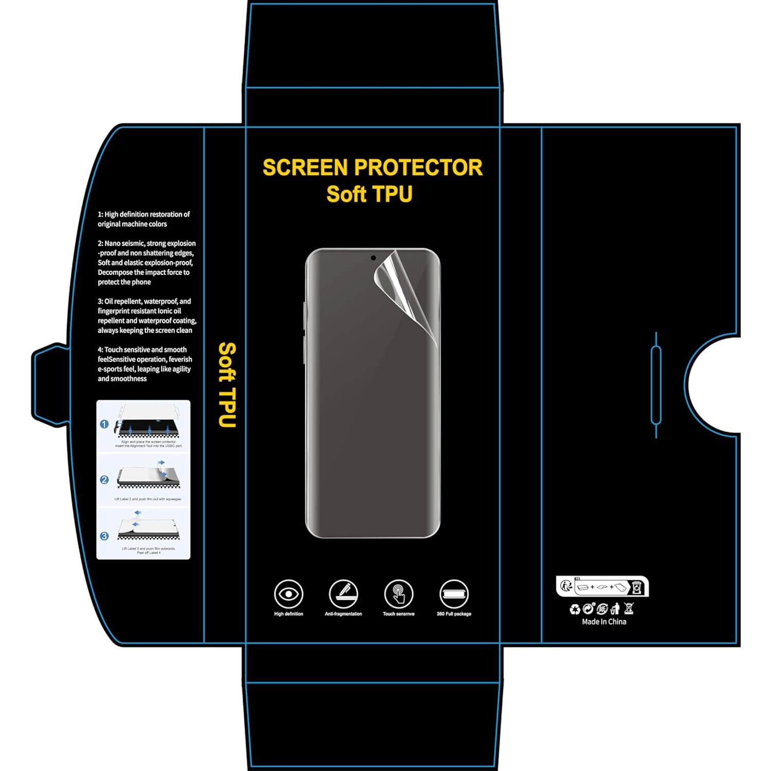 Set 2 Folii de Protectie Natbok din Sticla Temperata pentru Google Pixel 7A, Ultra-Clare, 9H, Anti-Zgarieturi si Anti-Amprente, 7VOZ