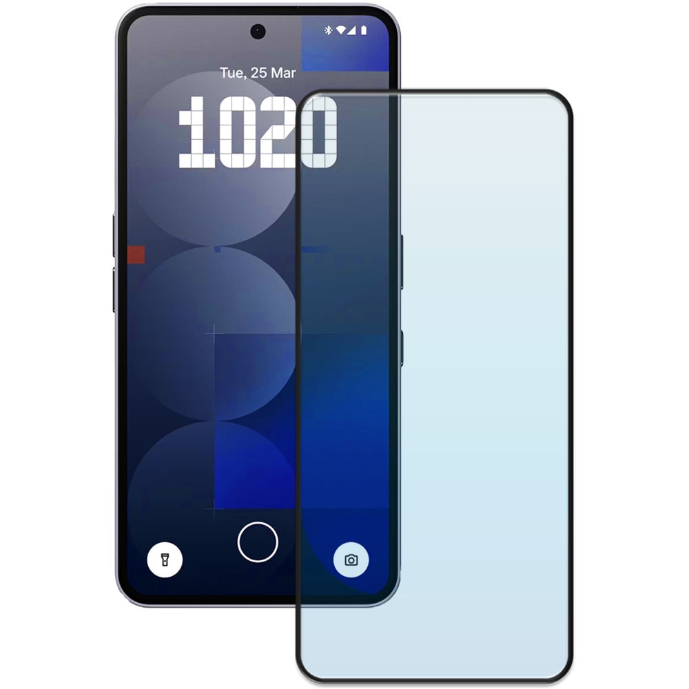 Folie din sticla securizata pentru Nothing Phone (3a) Pro, HAMSTERBOX Glass Shield, Protectie completa ecran, Full face, Aplicare rapida, Case Friendly, Transparenta