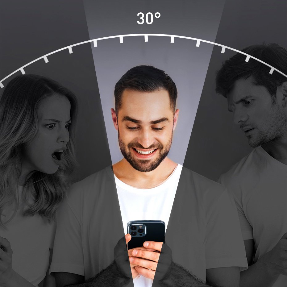 Folie de protectie ecran Privacy Hydrogel din silicon, TPU, compatibila cu iPhone 16 Pro Max, Perfect fit, acopera tot ecranul, ISAG