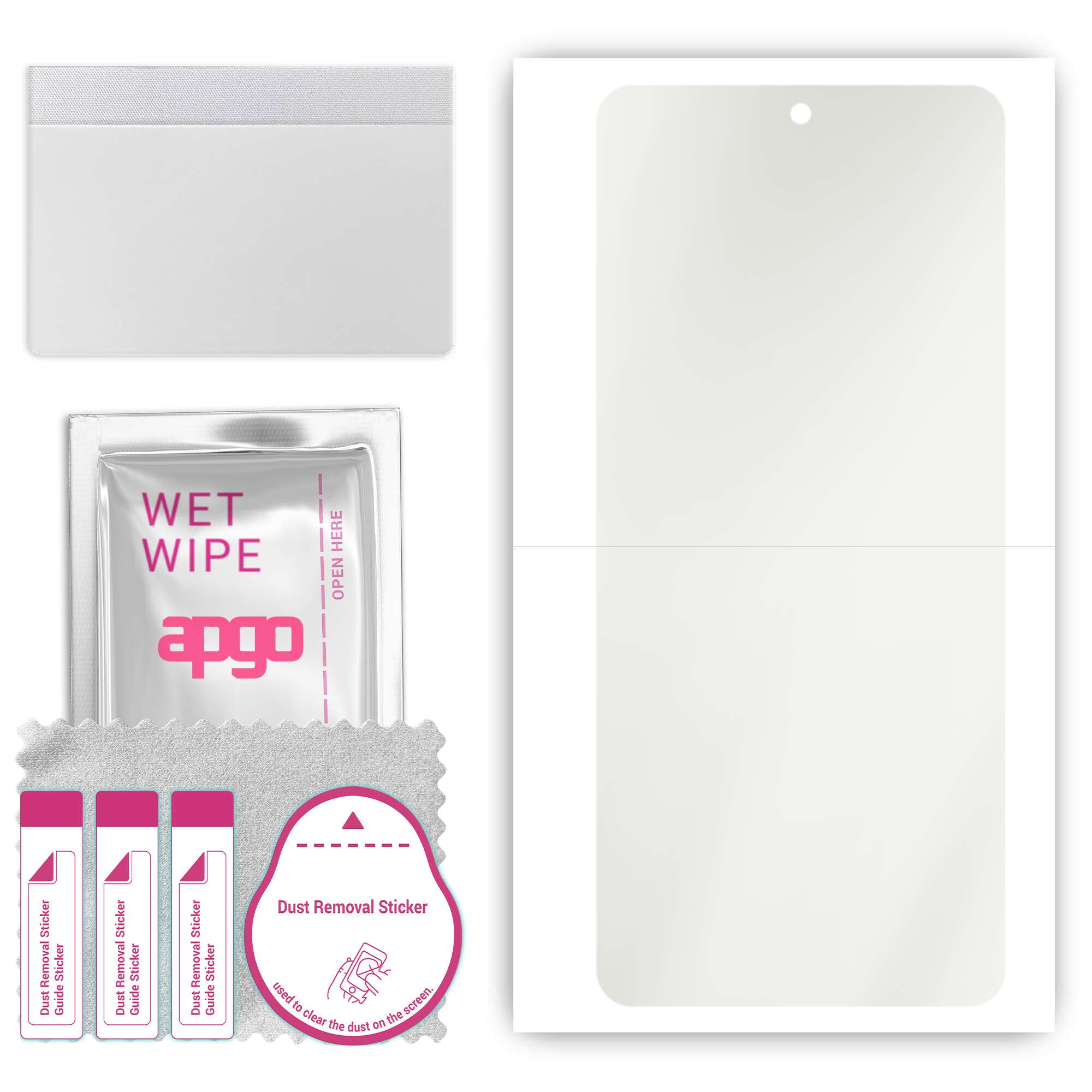 Folie de protectie MAT MATTE apgo pentru Oppo Reno11 F – autoadeziva, afisare completa, hidrogel, anti-zgarieturi, full glue, 5D