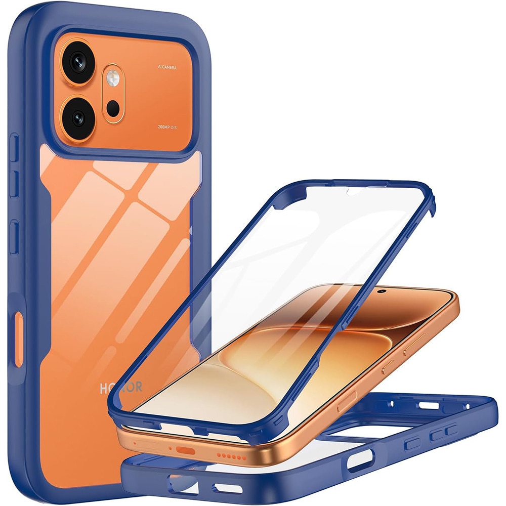 Husa pentru Honor 600 / 600 Pro + Folie - Techsuit ColorVerse 360 Series - Blue