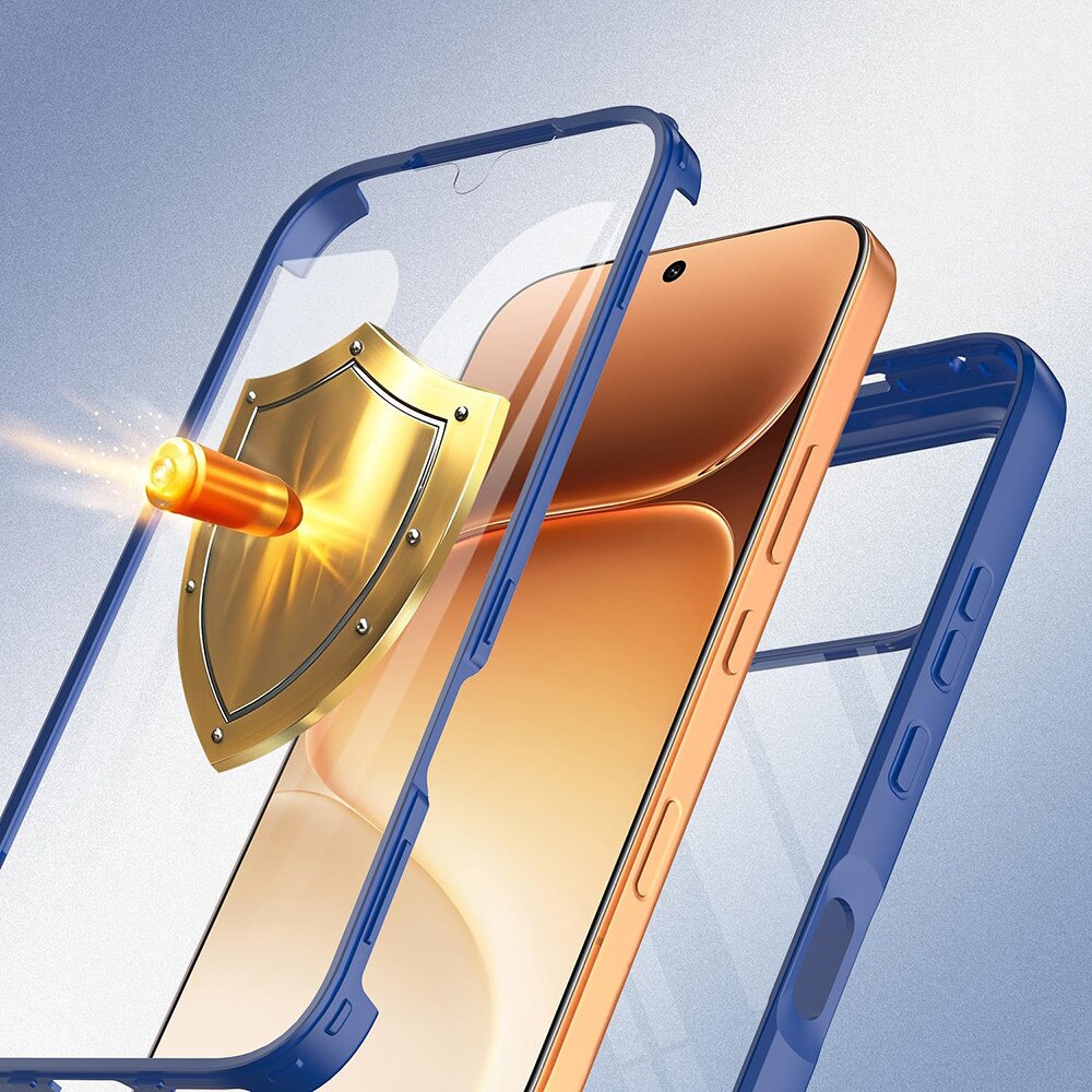 Husa pentru Honor 600 / 600 Pro + Folie - Techsuit ColorVerse 360 Series - Blue