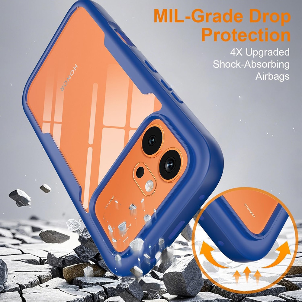 Husa pentru Honor 600 / 600 Pro + Folie - Techsuit ColorVerse 360 Series - Blue