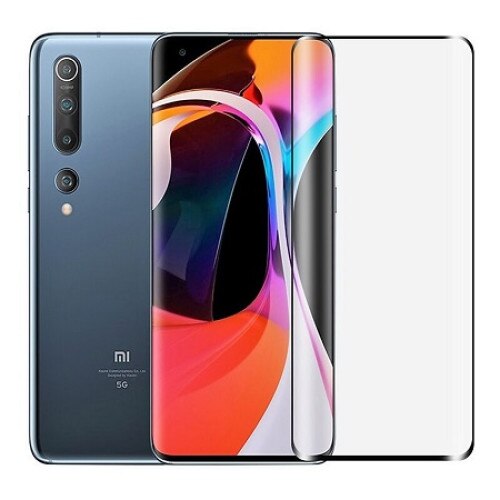 Folie sticla curbata compatibila cu Xiaomi Mi 10 / Mi 10 Pro, full glue- TELGORBCS®