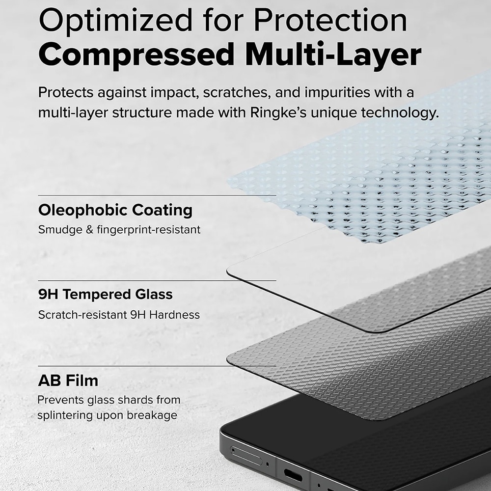 Folie pentru OnePlus 13R - Ringke Tempered Glass - Clear