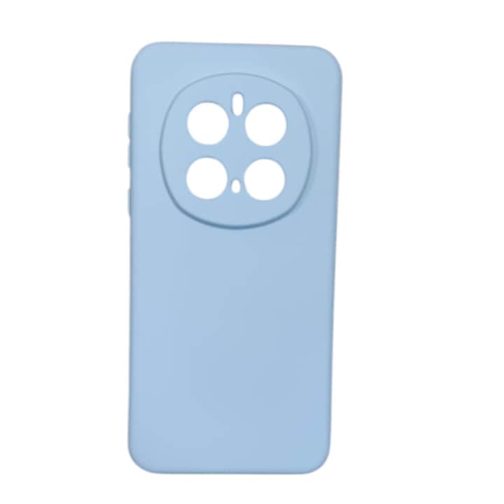 Husa Jelly G-Tech Silicone Compatibil cu Honor Magic 7 Pro, Decupaje precise, Flexibila, Albastru Deschis