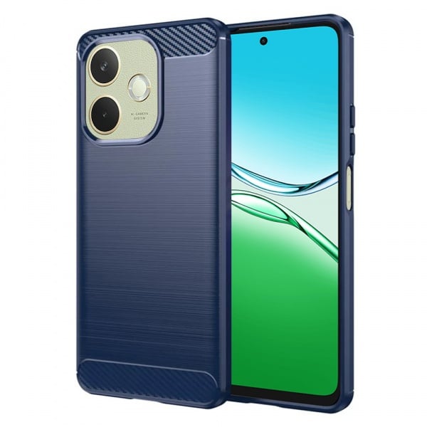 Husa pentru Oppo A5 Pro 4G / A5 Pro 5G - Techsuit Carbon Silicone - Blue