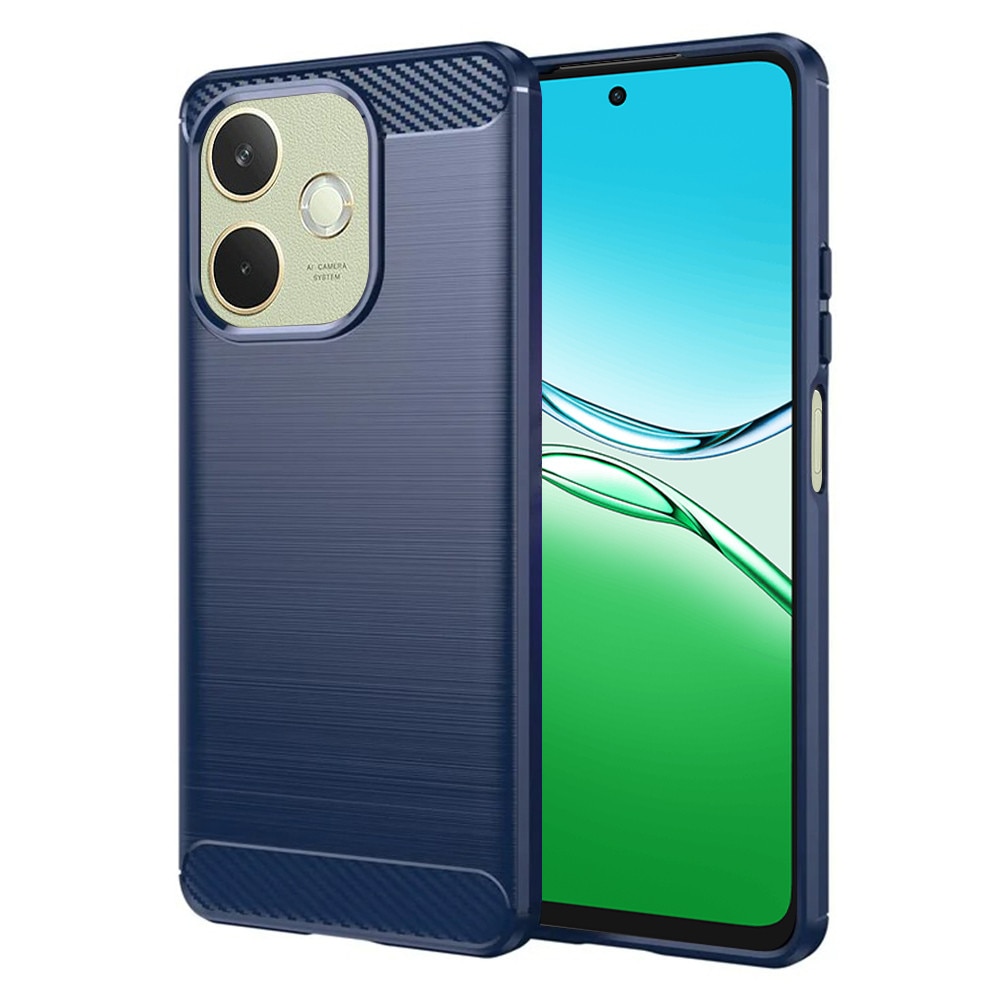 Husa pentru Oppo A5 Pro 4G / A5 Pro 5G - Techsuit Carbon Silicone - Blue