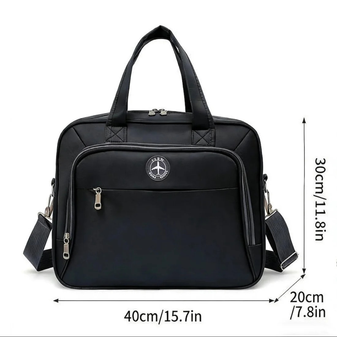 Geanta business laptop ASTANA, 40x20x30cm, Oxford, Negru
