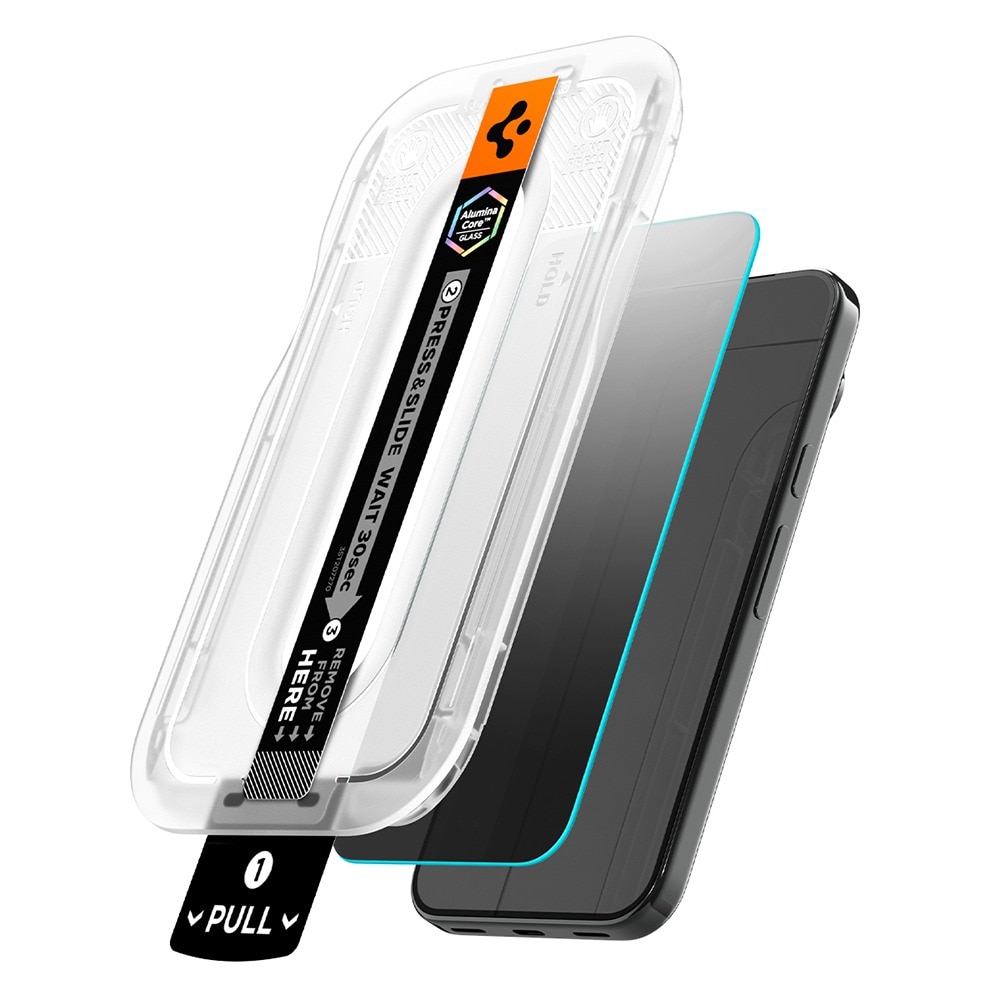Set 2xFolie Sticla Privacy pentru Google Pixel 11 / Pixel 10 Spigen Glas.tR EZ-FIT Pro, Kit de instalare usoara si rapida cu dispozitiv de potrivire automata, Protectie Profesionala, Ultra Rezistenta