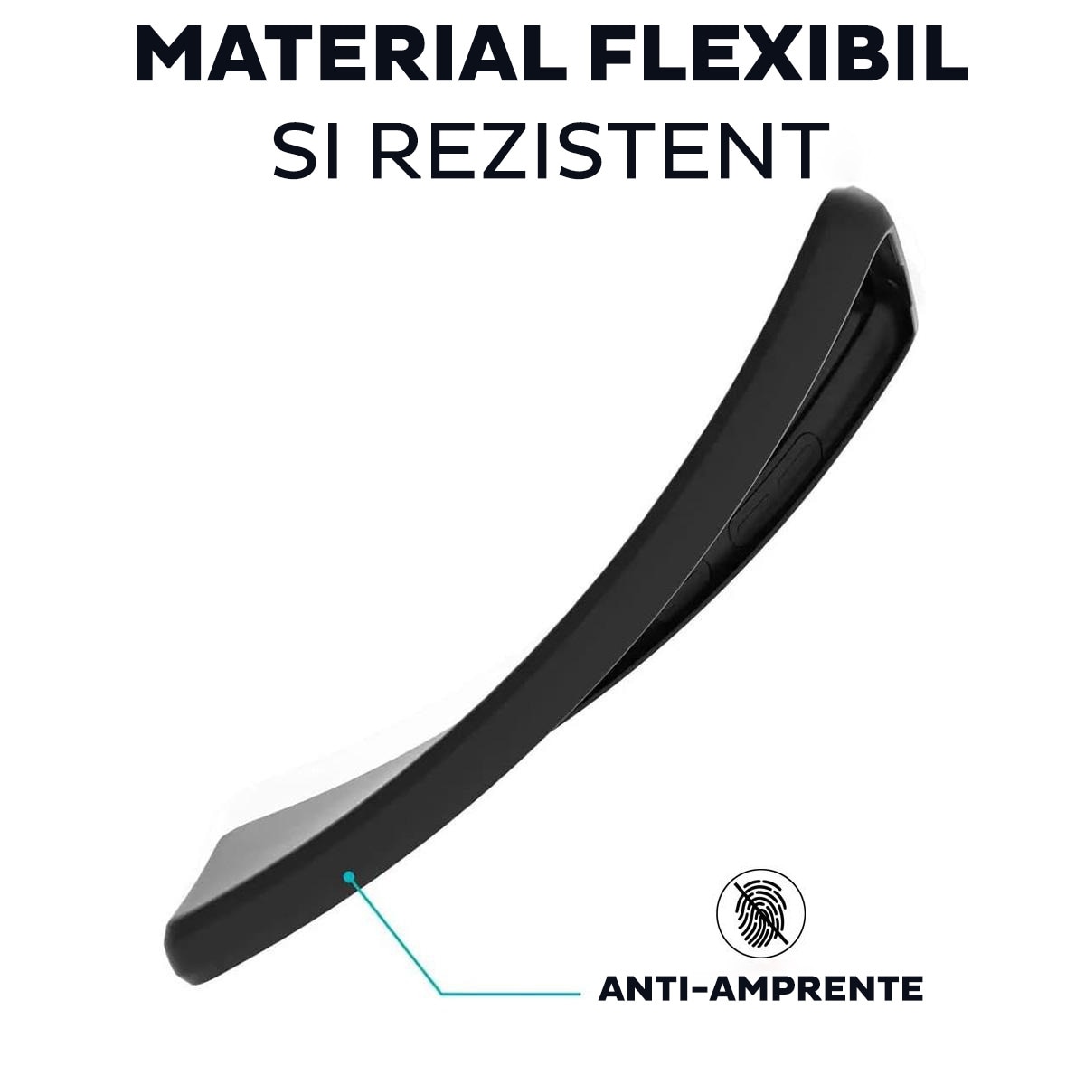 Husa pentru Honor X5c Plus Daden® Silicon SoftFlex, Ultra Slim, Protectie sporita, Interior de microfibra, Mov deschis