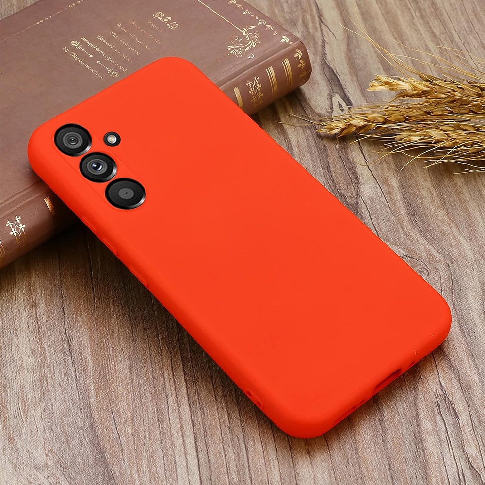 Husa Jelly Silicone Compatibil cu Samsung Galaxy A34, Interior de microfibra, Flexibila, Lila