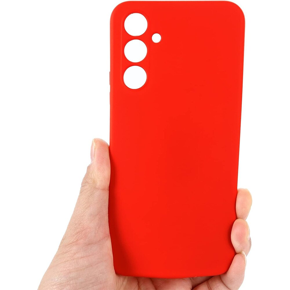 Husa Jelly Silicone Compatibil cu Samsung Galaxy A34, Interior de microfibra, Flexibila, Lila