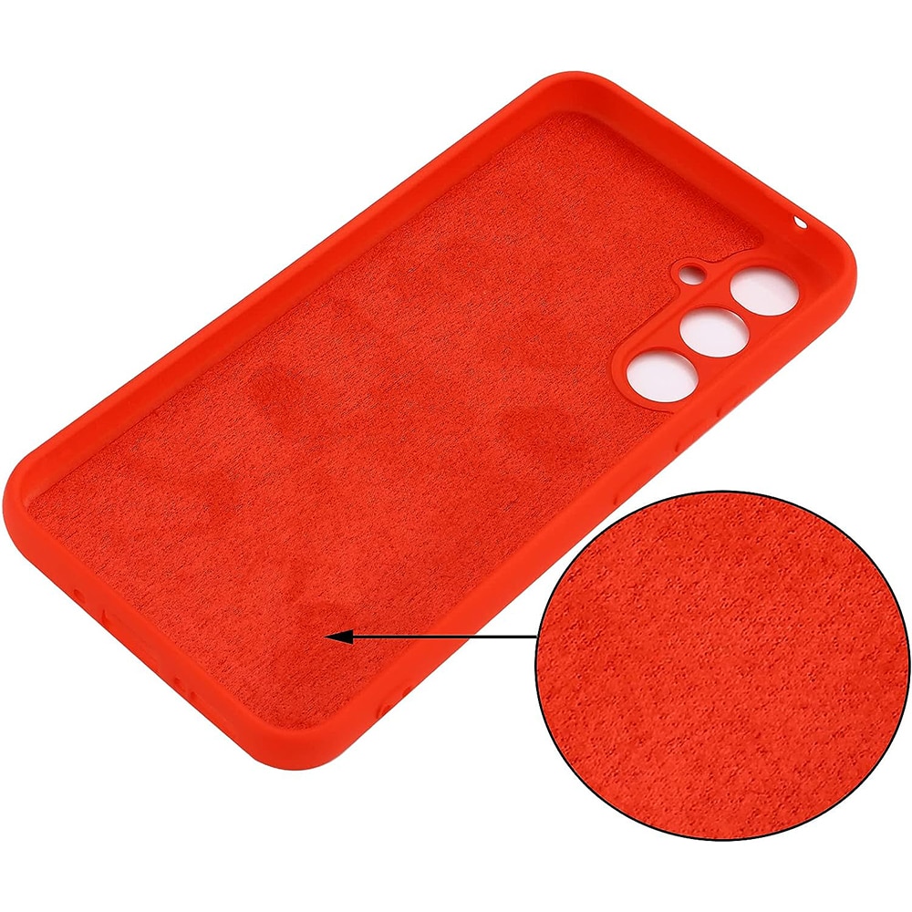 Husa Jelly Silicone Compatibil cu Samsung Galaxy A34, Interior de microfibra, Flexibila, Lila