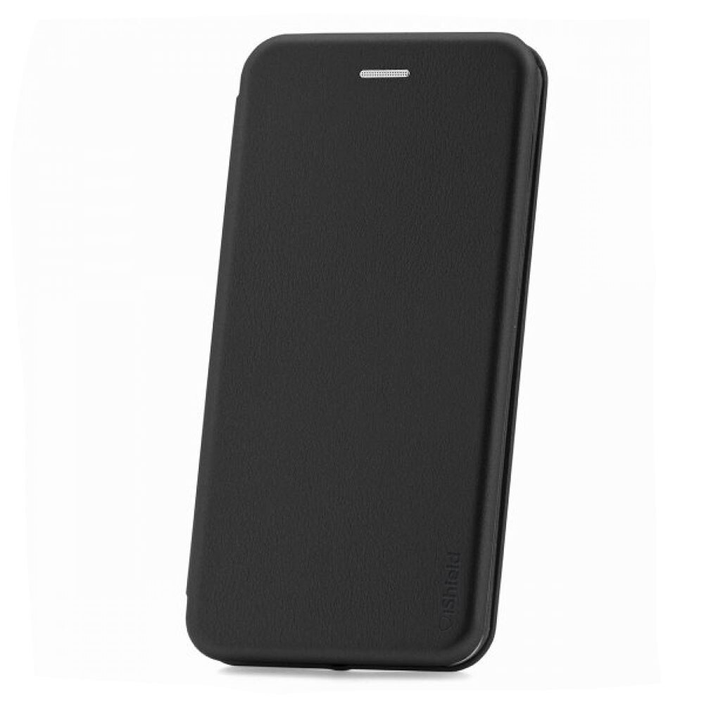 Husa flip Huawei P40 Lite - carte cu magnet integrat, buzunar interior, piele eco, iShiled - Neagra