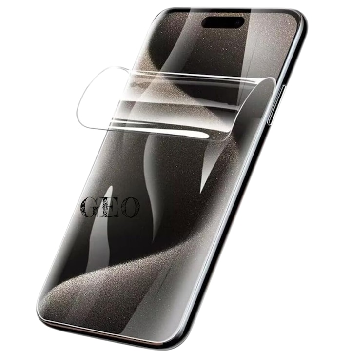 Folie Hidro Shield pentru Oppo A72, Unbreakable Soft Hydrogel, Regenerabila, Full Glue, Case Fit, Transparent
