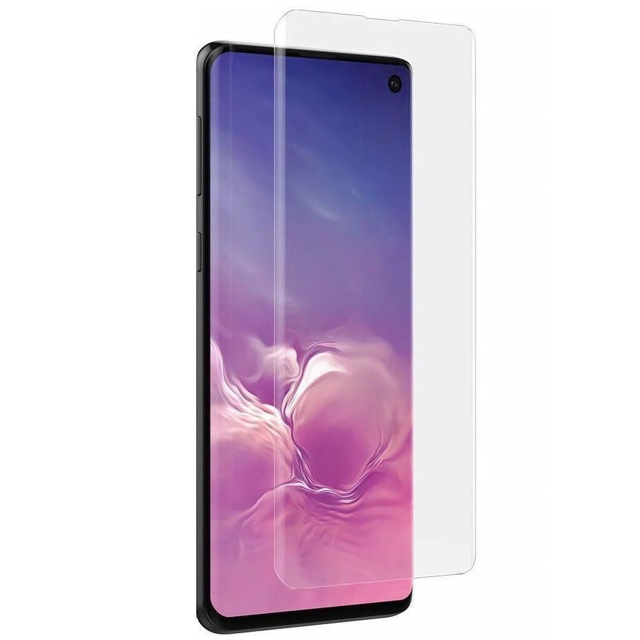 Folie stica securizata Full Glue UV compatibila Samsung Galaxy S10, lampa UV si instructiuni montare in limba romana