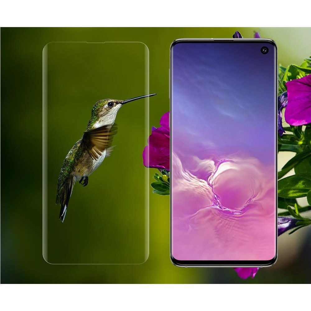 Folie stica securizata Full Glue UV compatibila Samsung Galaxy S10, lampa UV si instructiuni montare in limba romana