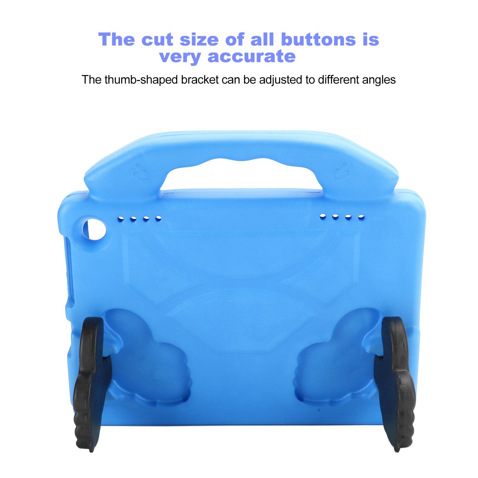 Husa de protectie Fokelyi pentru Kindle Fire HD 8/8P Antidrop EVA pentru copii (albastru)