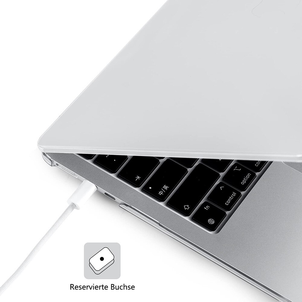 Husa compatibila cu MacBook Air 13.6 A2681 M2 (2022) 0805BM-BST3120035, carcasa dura ultra-subtire din PC, roz, 31.5 x 22.5 x 2 cm