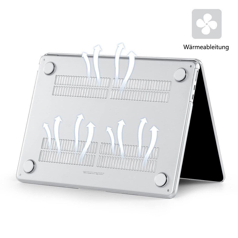 Husa compatibila cu MacBook Air 13.6 A2681 M2 (2022) 0805BM-BST3120035, carcasa dura ultra-subtire din PC, roz, 31.5 x 22.5 x 2 cm