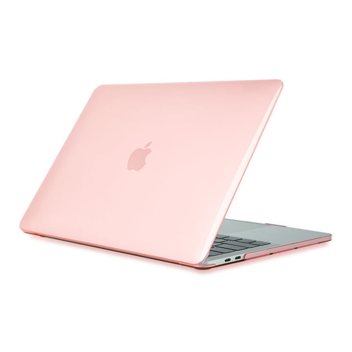 Husa compatibila cu MacBook Air 13.6 A2681 M2 (2022) 0805BM-BST3120035, carcasa dura ultra-subtire din PC, roz, 31.5 x 22.5 x 2 cm